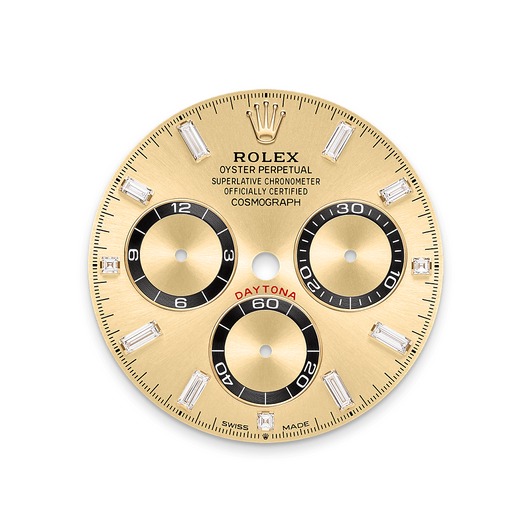 Rolex Cosmograph Daytona in Oro giallo 18 ct, anse con diamanti, M126538TBR-0004 - Verga 1947