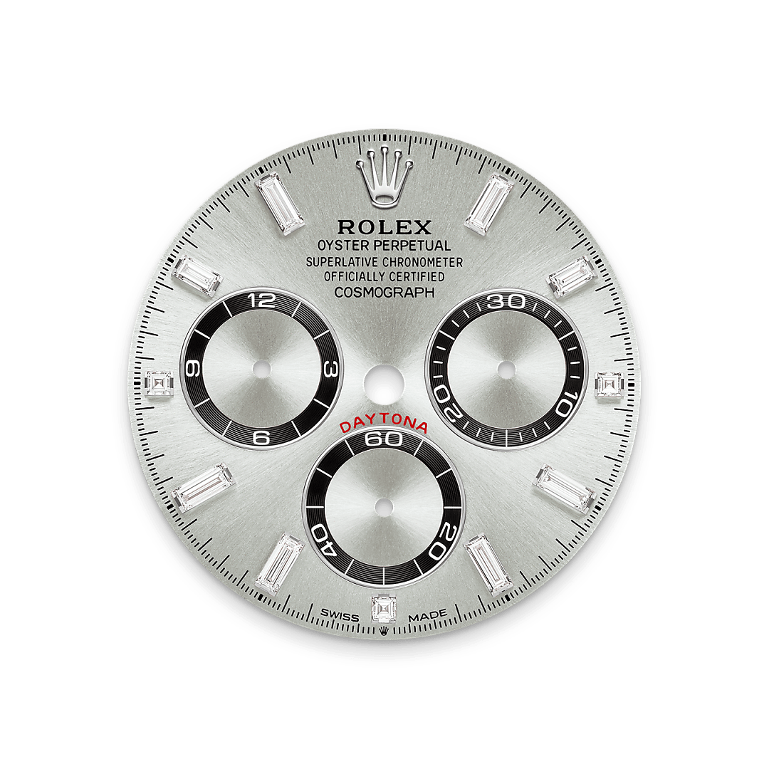 Rolex Cosmograph Daytona in Oro bianco 18 ct, anse con diamanti, M126539TBR-0002 - Verga 1947