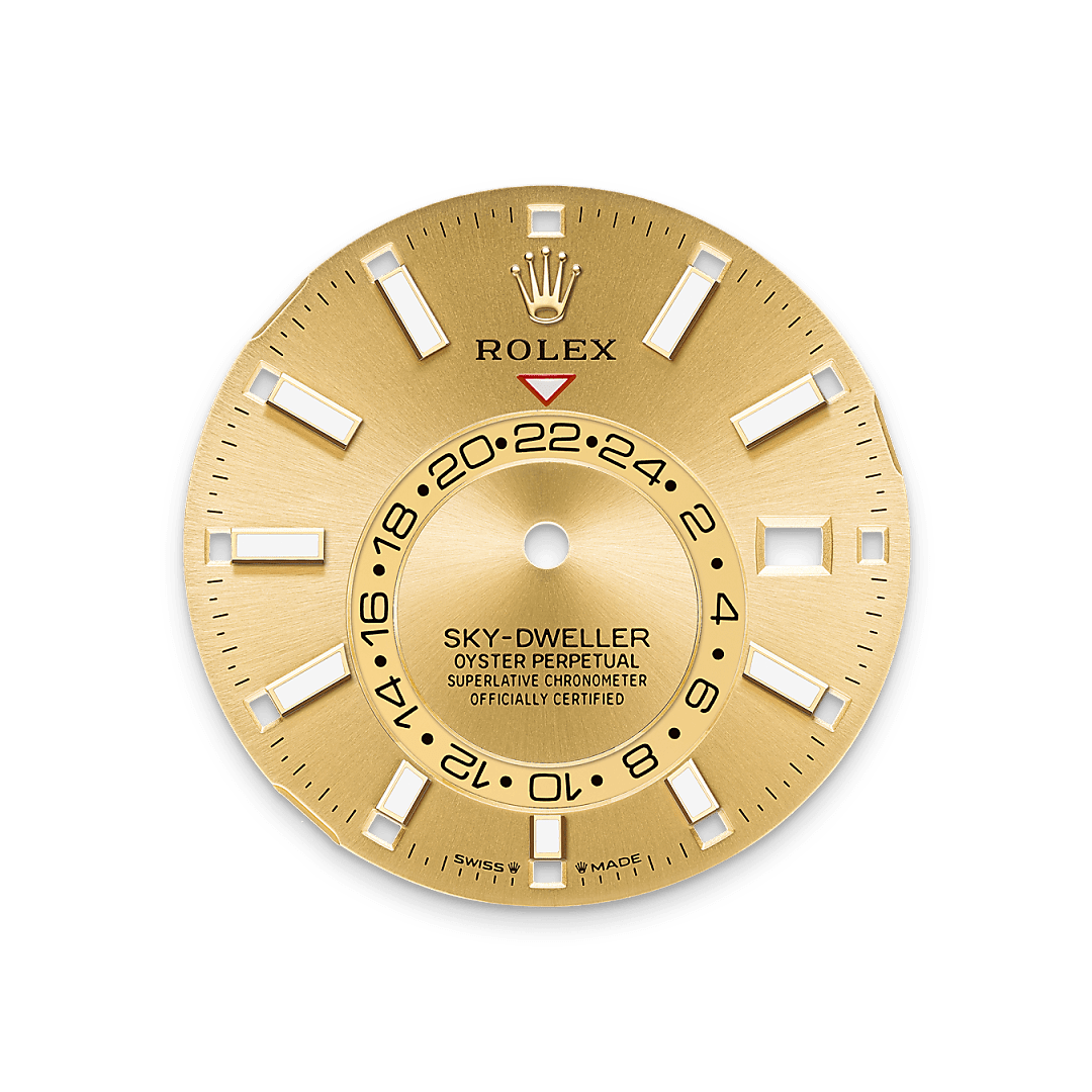 Rolex Sky-Dweller in Rolesor giallo (combinazione di acciaio Oystersteel e oro giallo), M336933-0001 - Verga 1947