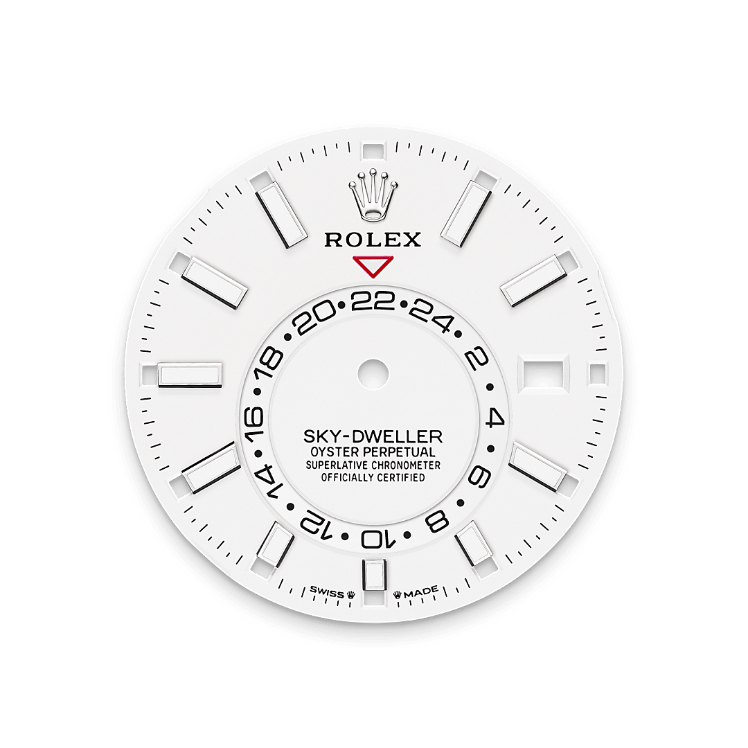 Rolex Sky-Dweller in Rolesor bianco (combinazione di acciaio Oystersteel e oro bianco), M336934-0004 - Verga 1947