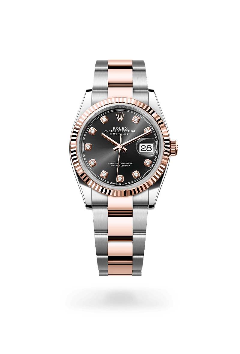 Rolex Datejust in Rolesor Everose (combinazione di acciaio Oystersteel e oro Everose), M126231-0020 - Verga 1947