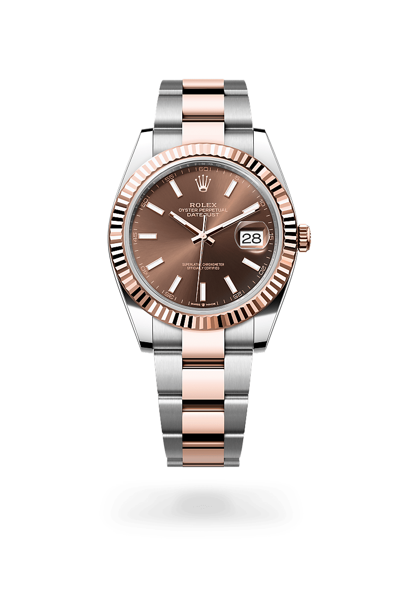 Rolex Datejust in Rolesor Everose (combinazione di acciaio Oystersteel e oro Everose), M126331-0001 - Verga 1947