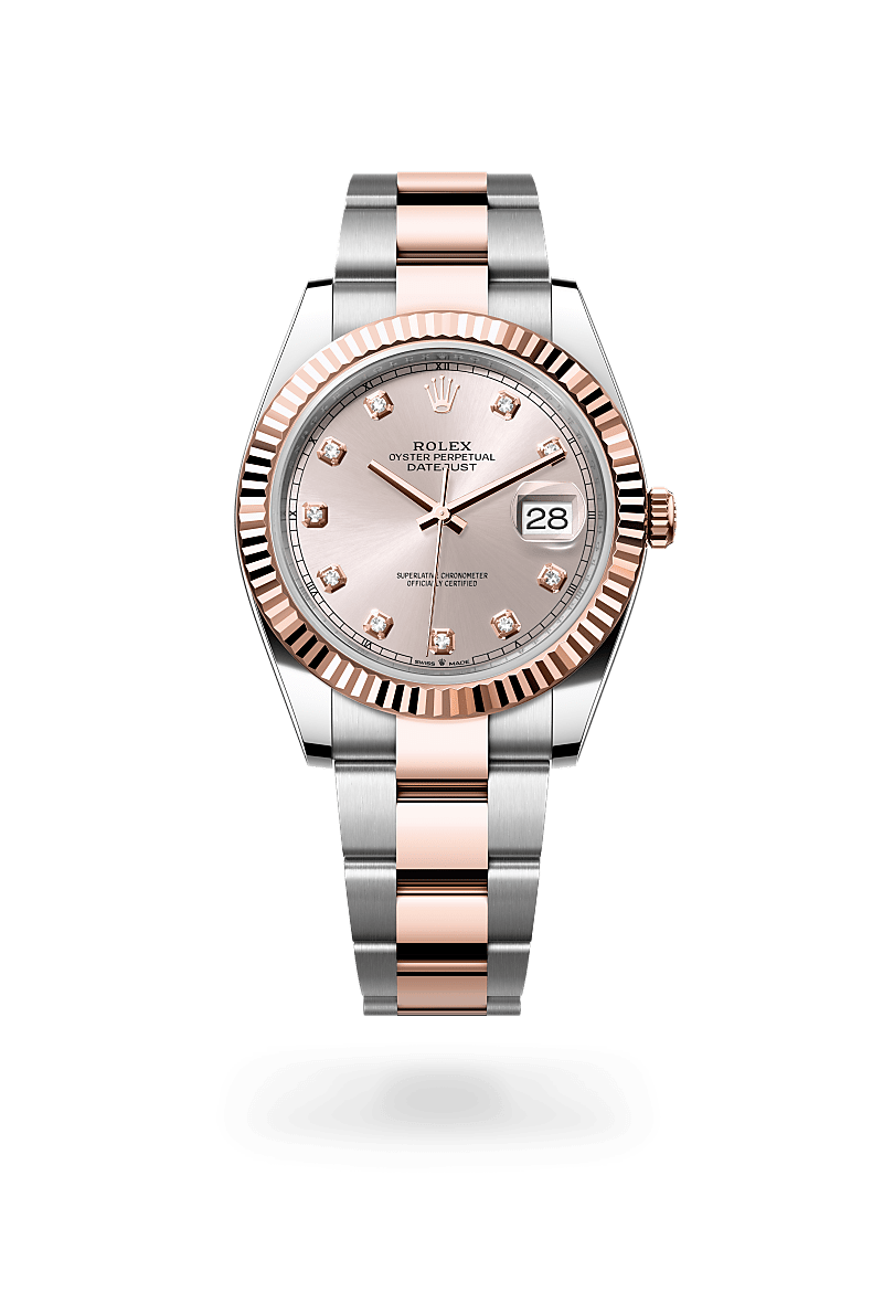 Rolex Datejust in Rolesor Everose (combinazione di acciaio Oystersteel e oro Everose), M126331-0007 - Verga 1947