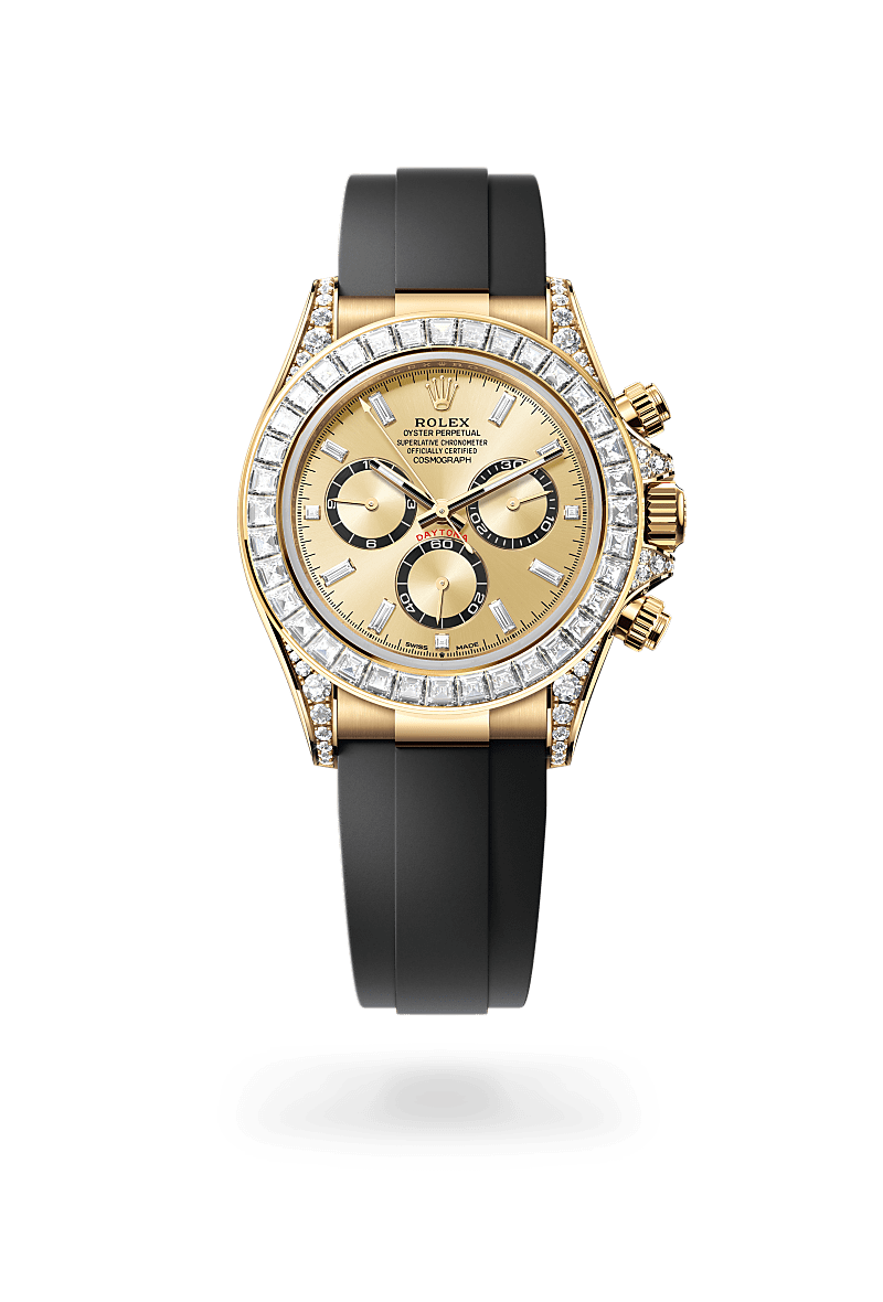 Rolex Cosmograph Daytona in Oro giallo 18 ct, anse con diamanti, M126538TBR-0004 - Verga 1947