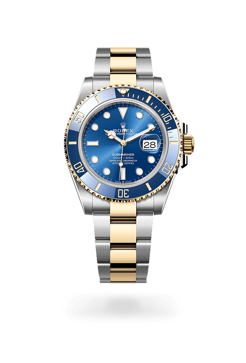 Rolex Submariner in Rolesor giallo (combinazione di acciaio Oystersteel e oro giallo), M126613LB-0002 - Verga 1947