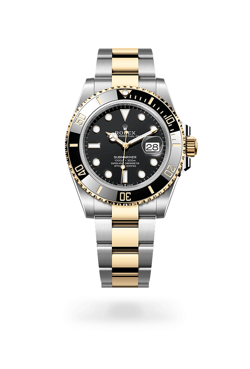 Rolex Submariner in Rolesor giallo (combinazione di acciaio Oystersteel e oro giallo), M126613LN-0002 - Verga 1947