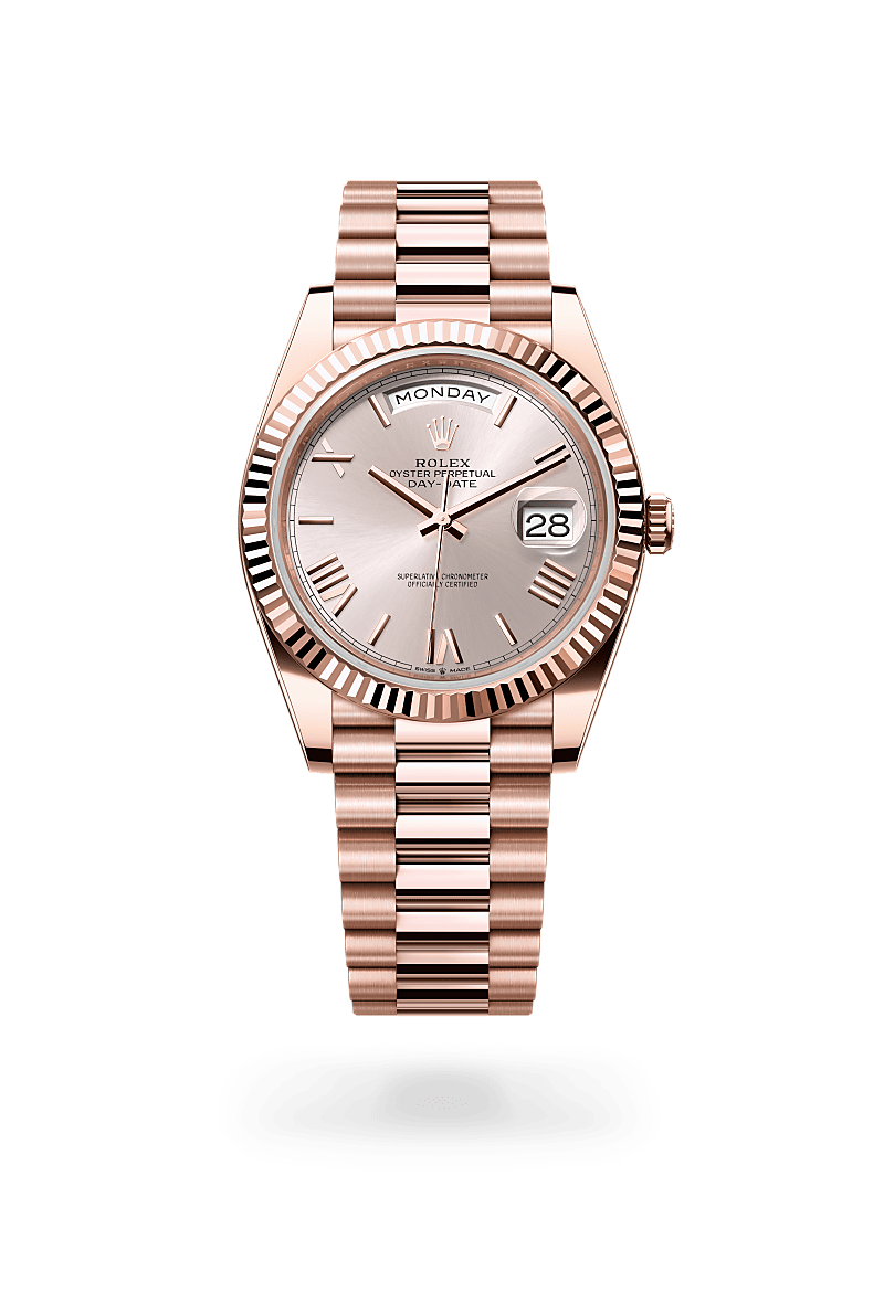 Rolex Day-Date in Oro Everose 18 ct, M228235-0001 - Verga 1947