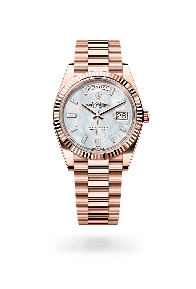 Rolex Day-Date in Oro Everose 18 ct, M228235-0056 - Verga 1947