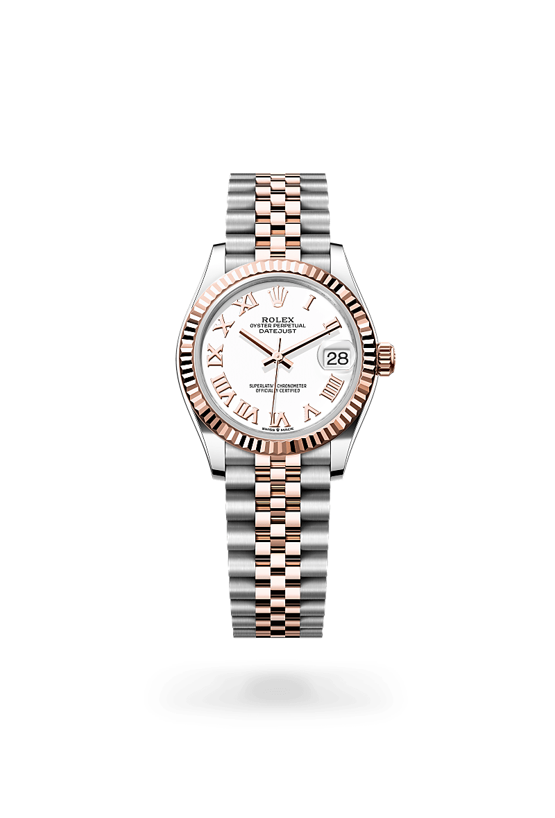 Rolex Datejust in Rolesor Everose (combinazione di acciaio Oystersteel e oro Everose), M278271-0002 - Verga 1947