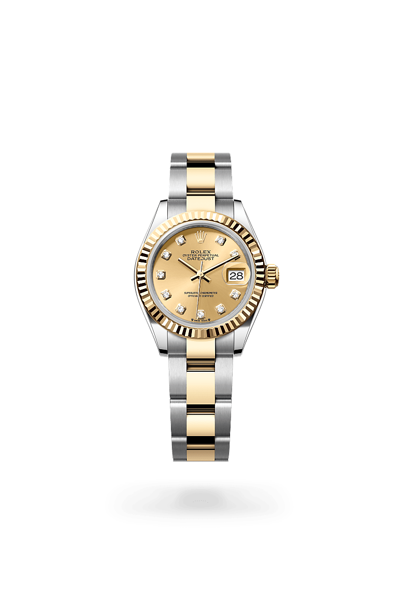 Rolex Lady-Datejust in Rolesor giallo (combinazione di acciaio Oystersteel e oro giallo), M279173-0012 - Verga 1947