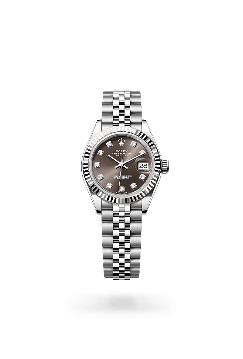 Rolex Lady-Datejust in Rolesor bianco (combinazione di acciaio Oystersteel e oro bianco), M279174-0015 - Verga 1947