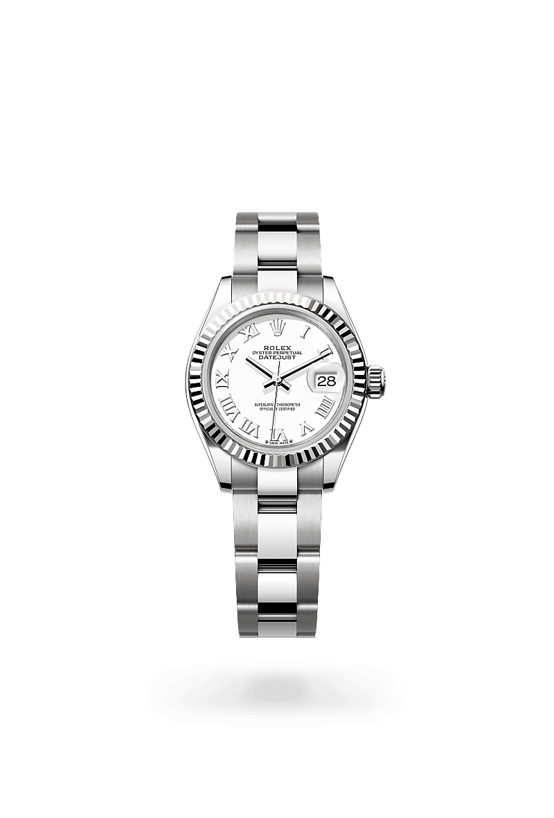 Rolex Lady-Datejust in Rolesor bianco (combinazione di acciaio Oystersteel e oro bianco), M279174-0020 - Verga 1947