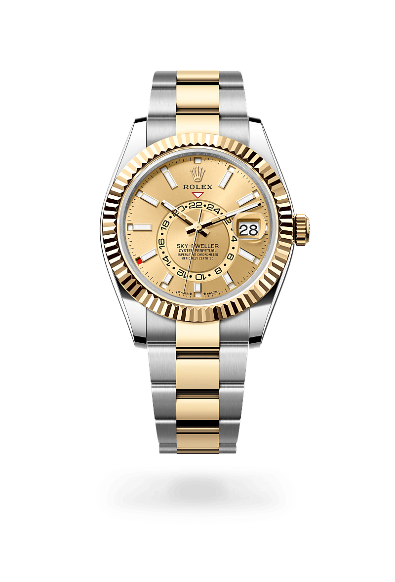 Rolex Sky-Dweller in Rolesor giallo (combinazione di acciaio Oystersteel e oro giallo), M336933-0001 - Verga 1947