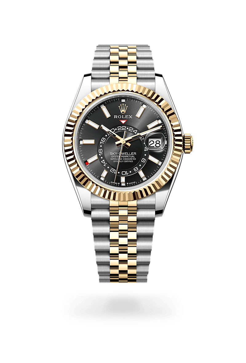 Rolex Sky-Dweller in Rolesor giallo (combinazione di acciaio Oystersteel e oro giallo), M336933-0004 - Verga 1947