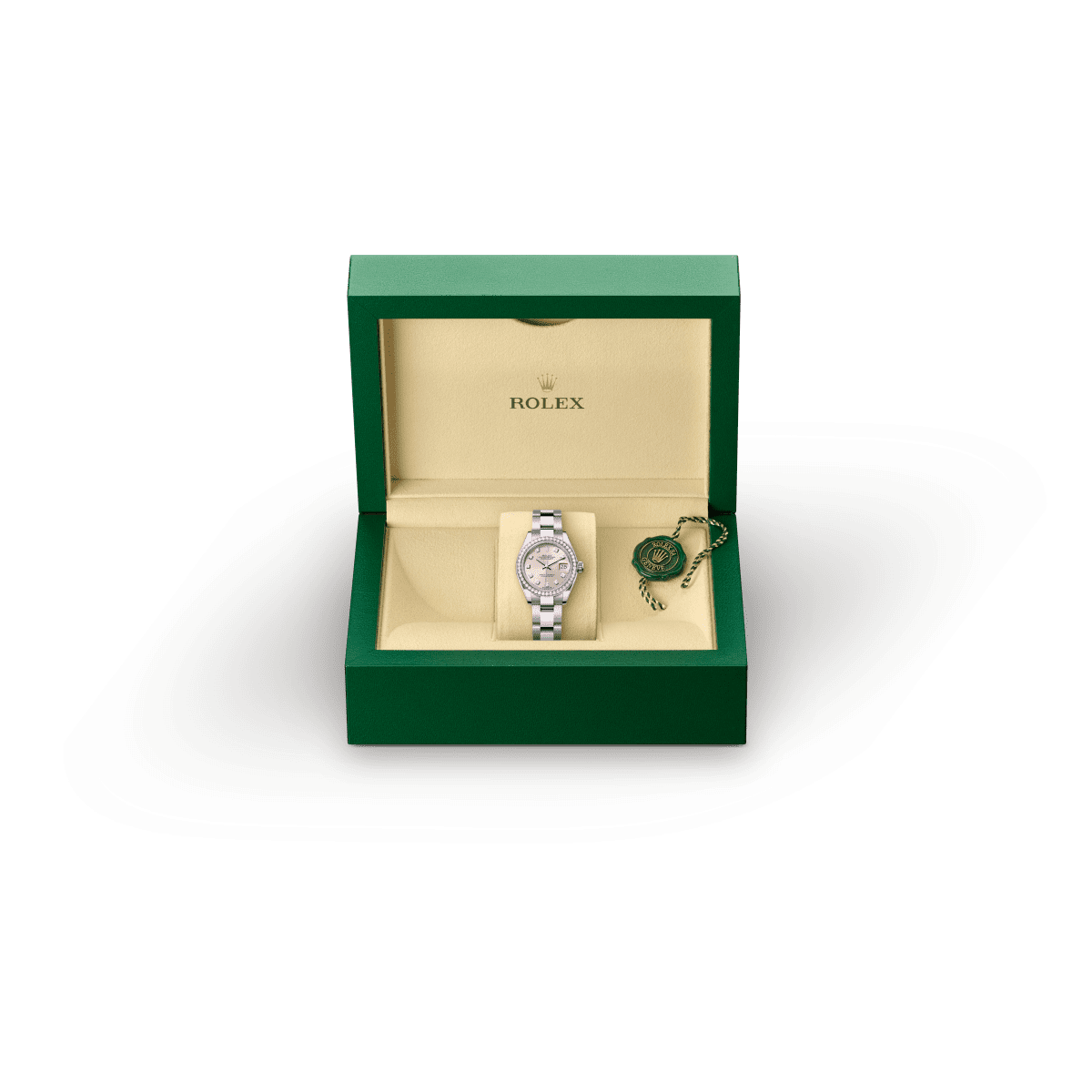 Rolex Lady-Datejust in Rolesor bianco (combinazione di acciaio Oystersteel e oro bianco), M279384RBR-0004 - Verga 1947